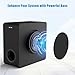 BESTISAN Powered Subwoofer, 6.5'' Side Firing Home Audio Sub, Deep Bass Response Subwoofers, Easy Setup with Home Theater Systems, TV, Speakers, RCA, LFE, AUX Input, High-Level Speaker Input & Output