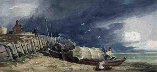Peinture graffiti art mural David Cox Millbank tableau moderne 60x90cm
