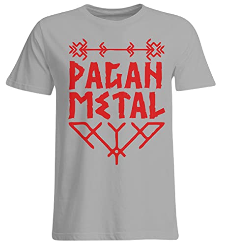 T-Shirt Viking Metal Asatru Pagan Gris XXXL | Look Rock pour Festivals
