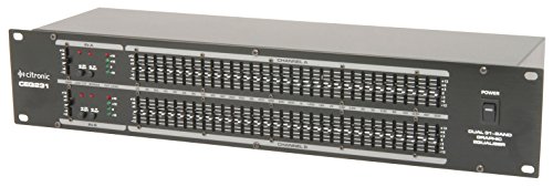 QTX EQ231 Ecualizador gráfico de 31 bandas y 2 canales