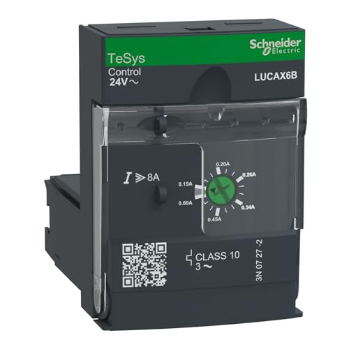 Evite averías de motor con la unidad de control LUCAX6B Schneider de 0,15-0,6 A