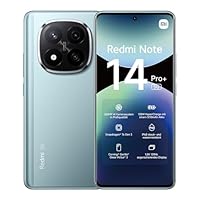 XIAOMI Smartphone Redmi Note 14 Pro+ 5G, 8+256GB, fotocamera AI di livello professionale da 200MP, IP68, HyperCharge da 120W, funzionalità AI (caricabatterie non incluso), Blu