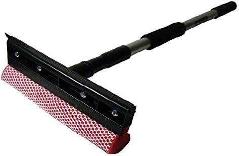 New Telescopic Window Squeegee Cleaner Squeegie Brush Shower Car Wiper Sponge