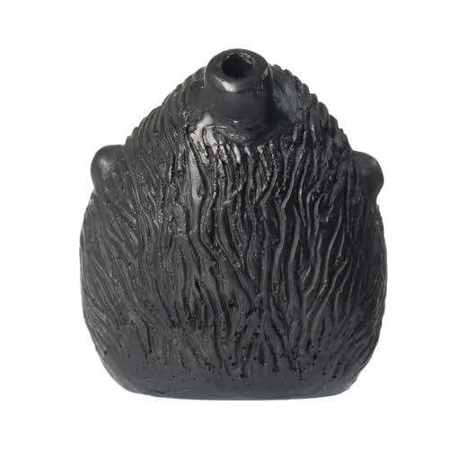 Aztec Death Whistle, Up To125+ Decibels Loud Real Screaming Silbato Azteca Death Whistles Loudest Authentic Human Ehecachichtli Sounding Screams Aztec War Whistle Halloween Costumes Gift (Black)