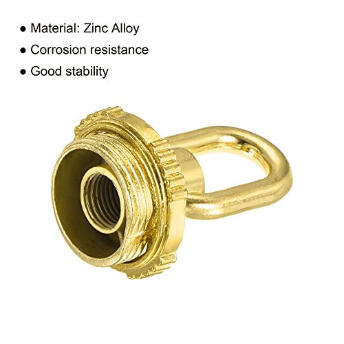 Tuerca de ojo M10 en tono dorado de 30x44 mm de alta carga 4