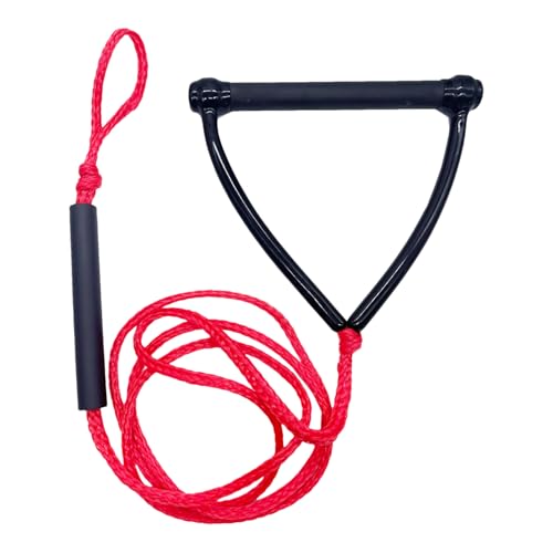 Ropio y Mango de Wakeboard, Cuerda de esquí, Cuerda de esquí, Accesorios de Alta Resistencia 24 pies para Remolque de Botes de Wakeboard esquiadores para Principiantes recuperación de Motos de Nieve