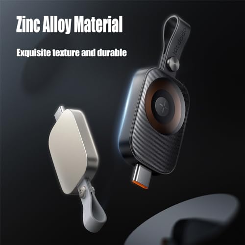 Cargador inalámbrico mcdodo hecho de material de aleación de zinc, duradero y de textura exquisita