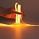 GOMING DC 5V USB COB LED Strip Orange LED Streifen IP65 Wasserdicht 2M 320LED/M LED Band Selbstklebend Lichtband für Home TV Hintergrundbeleuchtung Vitrinenbeleuchtung