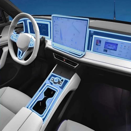 Película protectora antiarañazos para evitar daños en la pantalla multimedia del Tiguan L Pro