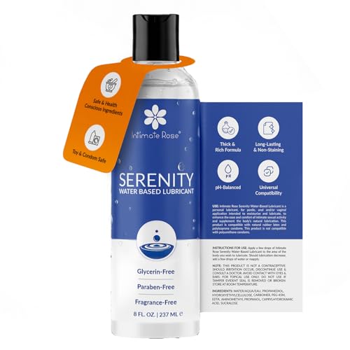 Personal Water Based Lube - Fragrance-Free Lubricant Gel for Privacy - Lube for Men, Women and Couples, Non-Staining, 8 Fl Oz