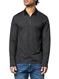KARL LAGERFELD Paris Men's Sportswear Shirt, Blk/Grey, Large