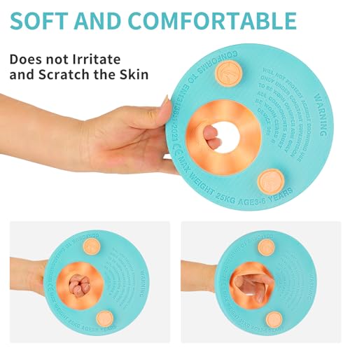 Miniatura 3 de Kaianda - Manguitos De Natación Para Niños, 6pcs Manguitos Bebe Manguitos Dolphin Hechos De Espuma, Piscina Discos Flotantes