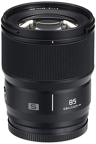Image of Panasonic S-S85 Medium Telephoto Monofocal Lens for Full Size Mirrorless SLR L-Mount System Lumix S 85mm F1.8 Black