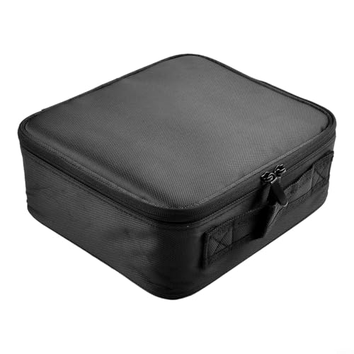 Fishing Reel Organizer, 1860D Oxford Cloth Reel for Combo Case with Adjustable Dividers,Padded Lining, Multi Carrying Ways for All Type Fishing Reels Fishing Saltwater Trolling(S)