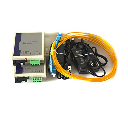 Primeda Rs485 Data Extenders -1 Bidirectional Rs485 To Fiber Optic Up To 20Km(12.4Mi) | Transmitter And Receiver | For Access Control System #TOP5