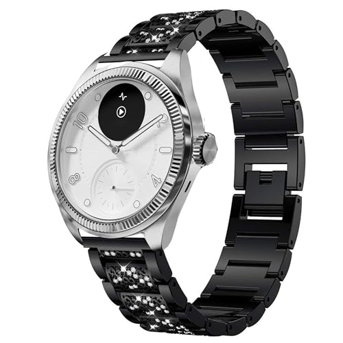 Correa metálica ajustable 18-20mm para smartwatch Withings miniatura 1