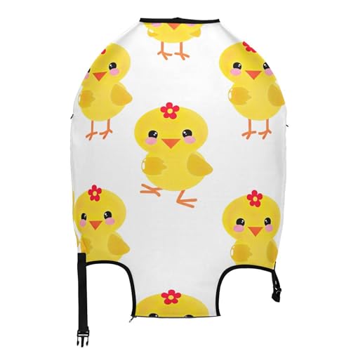 Joisal Luggage Protector Custom Suitcase Covers Cute Yellow Chickens Protective Print Flight Travel Suitcase Sleeve, XL, Fits 29-32 Inch Case2