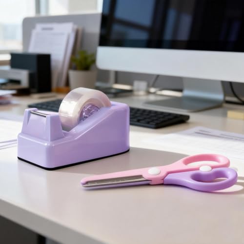 Dévidoir de ruban adhésif XEUZK stable et kit de découpe complet pour en finir avec le désordre - 3