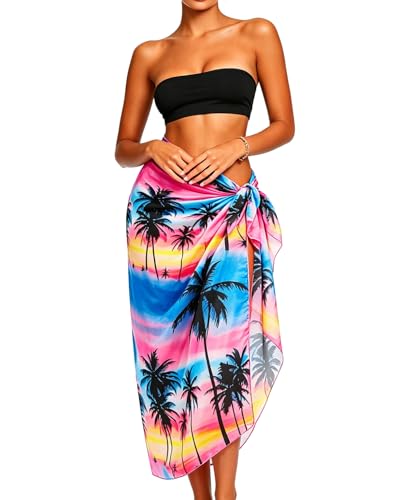 Image of CHICGAL Sarong Wraps Swimsuit Coverup for Women Bathing Suit Cover Up Summer Bikini Beach Swimwear 2026