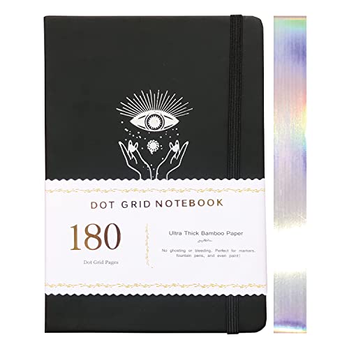 Carnet à pois 180g BKP-9 avec 160 pages et reliure plate