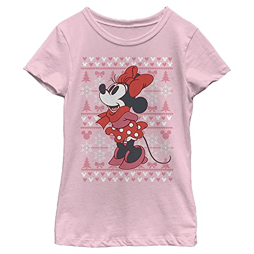 Image of Girl's Mickey & Friends Minnie Winter Sweater T-Shirt