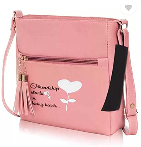 AALA STAR Women/Girls Cute Small Sling Bag Pack Of 1 pink