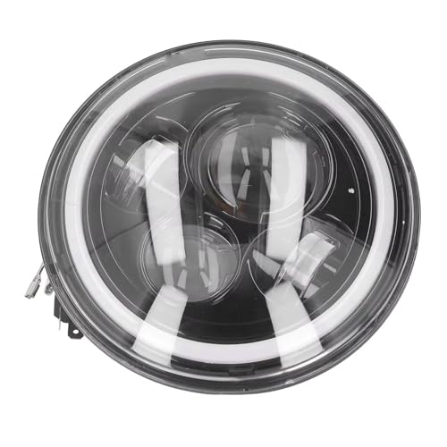 Phare de moto universel 7 pouces LED 6000K haute luminosité DC 9-36V