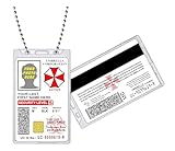 Resident Evil Umbrella Corporation ID Badge [Customizable] Novelty Halloween Movie Prop Identification