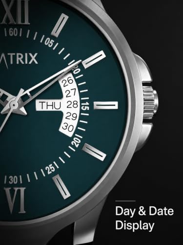 Matrix Antique 2.0 Green Silicone Watch Teal - Image 3