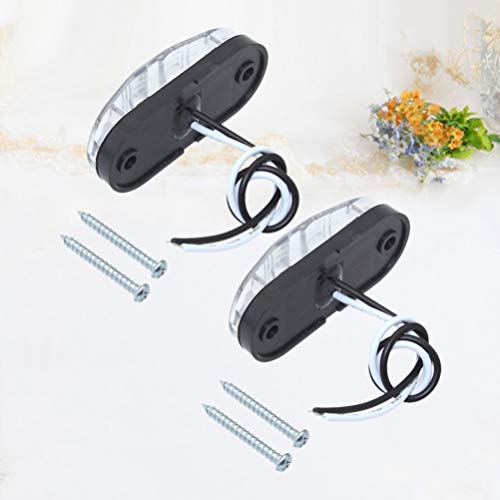 CLISPEED 2 Pcs Reboque Correndo Marcador Indicador de Sinal de Caminhão de Alto Brilho Lâmpada Freio