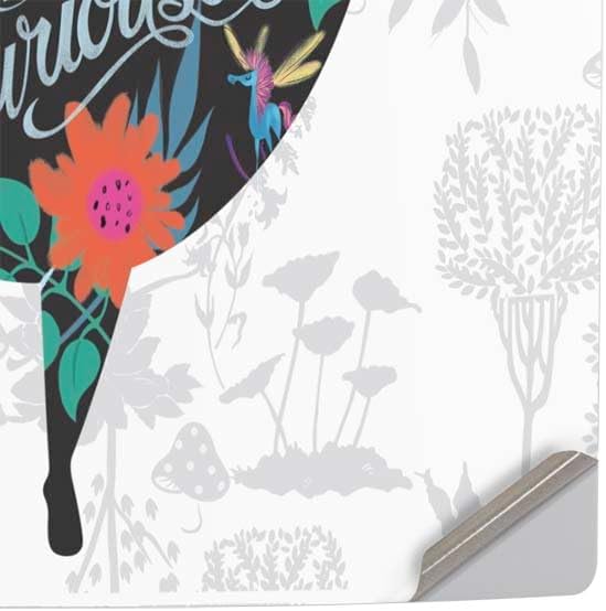 Skinit Decal Gaming Skin Compatible with PS5 Slim Digital Edition Console - Officially Licensed Disney Alice in Wonderland (Animated) Silhouette Curiouser and Curiouser Design