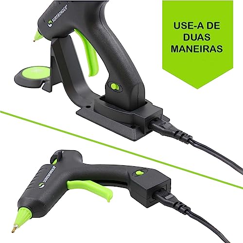 Pistola de Cola Quente Importada Surebonder Preta 15w Bivolt 110/220v