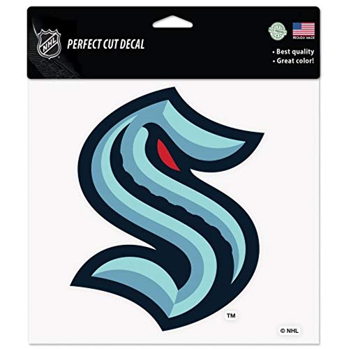 Autocollant NHL Seattle Kraken 20,3 cm sticker WinCraft couleurs