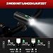 MONTOP StVZO Zugelassen Fahrradlicht Set USB Akku, LED Fahrradbeleuchtung Fahrradlampe, Bike Light...