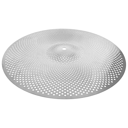 GOOHOCHY 14 Mute Cymbal Drum Set Alloy Percussion Instrument Accessory Low Volume Cymbal