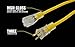 Southwire Yellow Jacket Heavy Duty Extension Cord - Reliable Outdoor Power for Tools & Equipment - Lighted End with Weather Resistant SJTW Jacket - 25 Foot