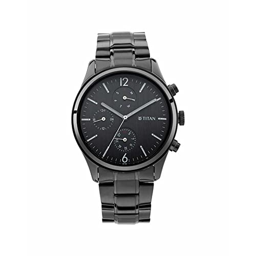 Titan-Mens-Metropolitan-Charm-Mens-Multifunctional-Black-Watch-with-Metallic-Accents-NS1805NM02