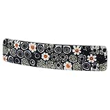Glass Of Venice Murano Glass Millefiori Hair Clip - Black and White
