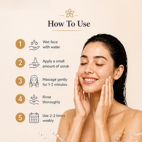Image of Gentle Skin Polisher Scrub 100g | Face Exfoliating Scrub with Aquaporin & Niacinamide | Removes Dead Skin Cells | Smoothens Skin Texture | Sulfate & Paraben Free | For All Skin Types
