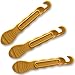 Bicycle Tire Lever - Gold - Set of 3 - Premium Hardened Plastic Levers to Repair Bike Tube