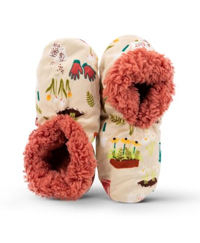 Image of Lazy One Fuzzy Slipper Socks for Women, Fleece House Slippers, Indoor Socks