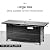 LEGACY HEATING 57 inch Propane Fire Pit Table Outdoor Gas Fire Pit Table, 50000BTU Fire Table with Lid, Retangular Black Firepit Table for Garden Backyard Deck Poolside Party