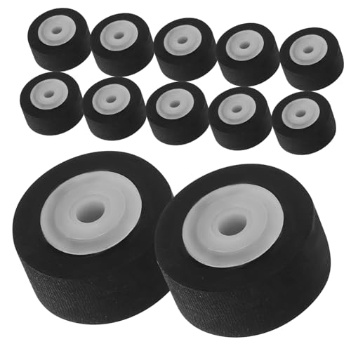HOMSFOU 12 Pièces Rouleau Pinceur pour Bande Radio Galet Presseur Cassette Rouleau De Pincement...