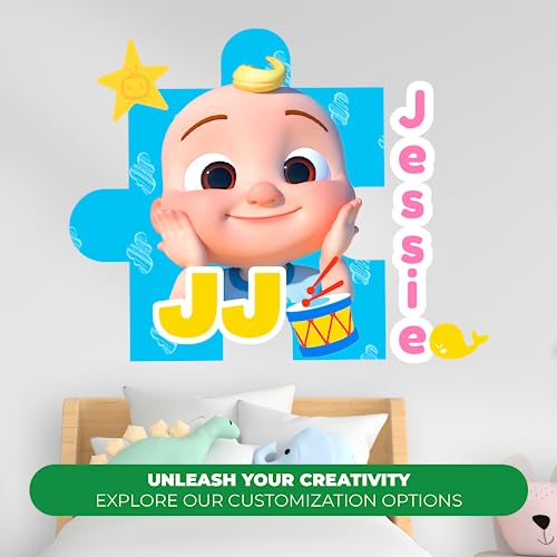 Vinilo Decorativo Personalizado CoComelon para Pared miniatura 2