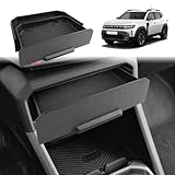 GAFAT Dacia Duster 3 2026 2025 2024/ Dacia Bigster Console Centrale Magnetico Cassetto Antifurto, Dacia Duster III 2025 Scatola di immagazzinaggio Organizer Nascosto Ripiani, con Funzione Antiscivolo