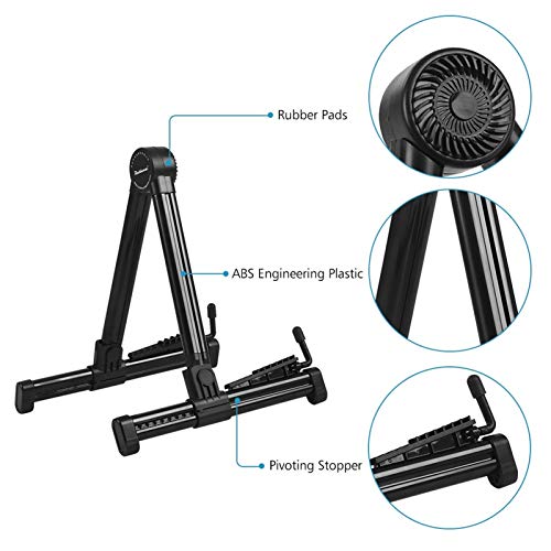 Support de guitare, Guitare électrique professionnel Stand Universal pliage électrique Basson acoustique Stand A-Frame… - Les Beatles, Paul McCartney, John Lennon, RIngo Starr, George Harrison Support de guitare, Guitare électrique professionnel Stand Universal pliage électrique Basson acoustique Stand A-Frame… – Image 6