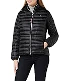 Tommy Hilfiger Damen Daunenjacke Feminine LW Down Jacket Winter, Schwarz (Black), L