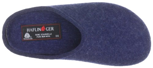 iesse-Schuh-Gmbh Haflinger Unisex Grizzly Michl Hausschuhe, Blau (Jeans 272), 40 EU