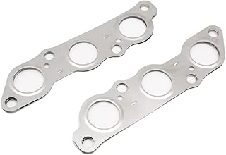 Manifold Gasket, compatible with Toyota Supra Aristo Chaser Soarer GS300 IS300 SC3000 JZA80 JZX91 JZZ31 2JZ-GE Non-Turbo Non VVTi, OEM: 17173-46020 (Set of 2 Pieces)