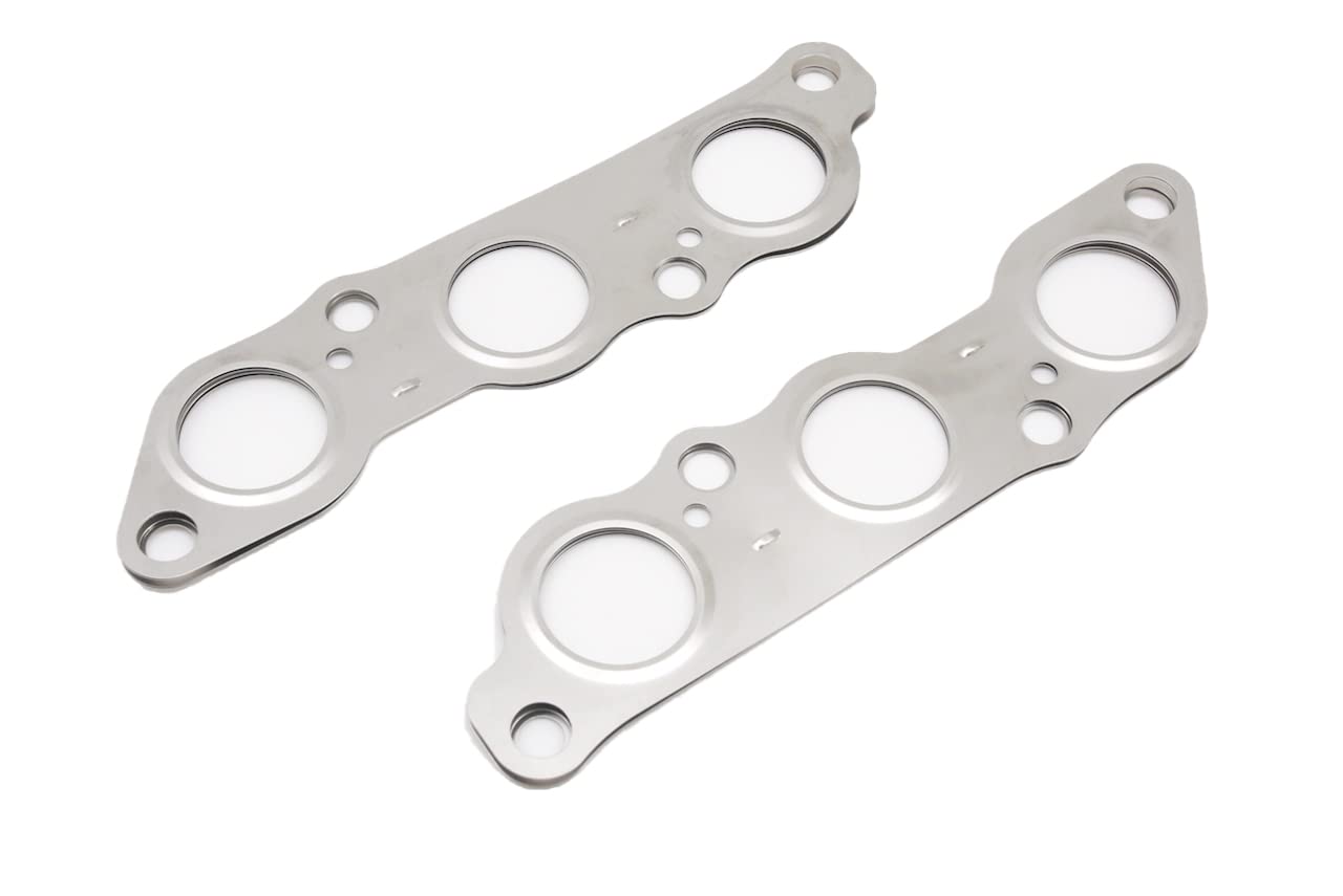 Autobahn88 Manifold Gasket, Compatible with Toyota Supra Aristo Chaser Soarer GS300 IS300 SC3000 JZA80 JZX91 JZZ31 2JZ-GE Non-Turbo Non VVTi, OEM# 17173-46020 (Set of 2 Pieces)
